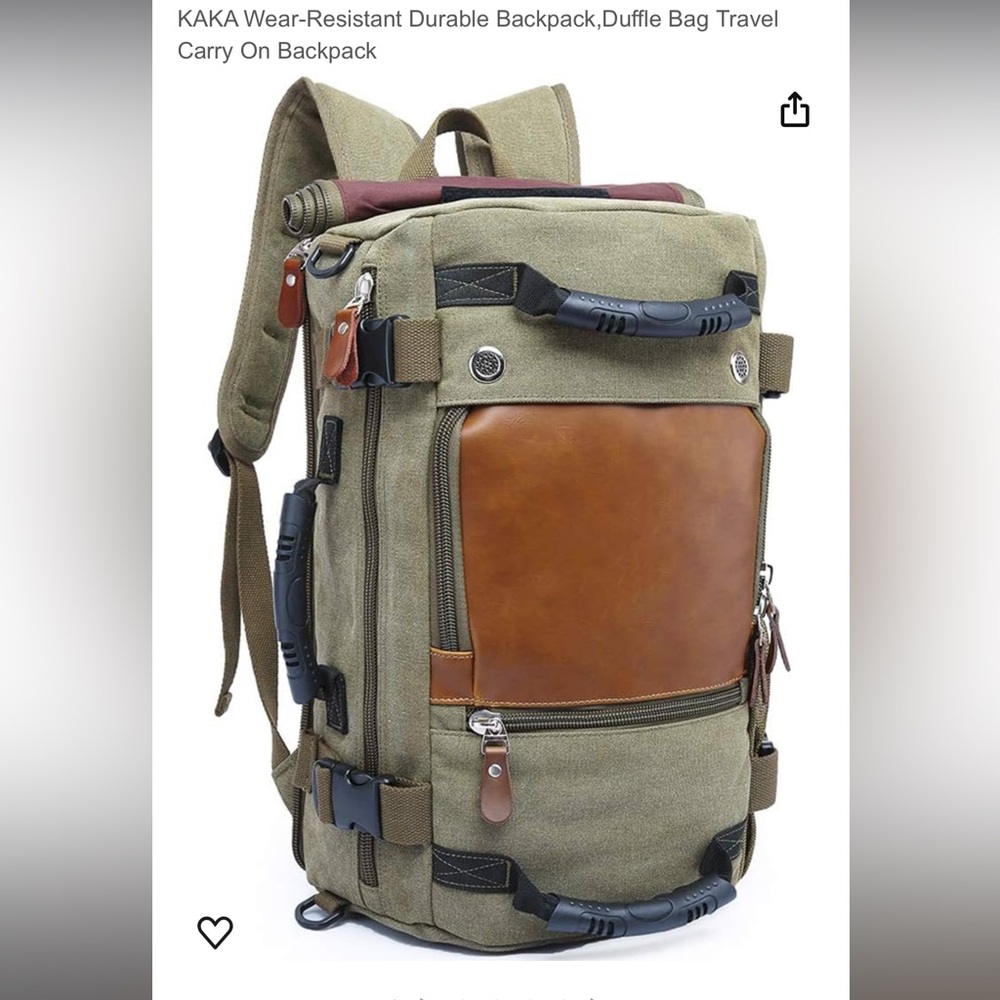 Versatile Travel Backpack/Duffle Bag